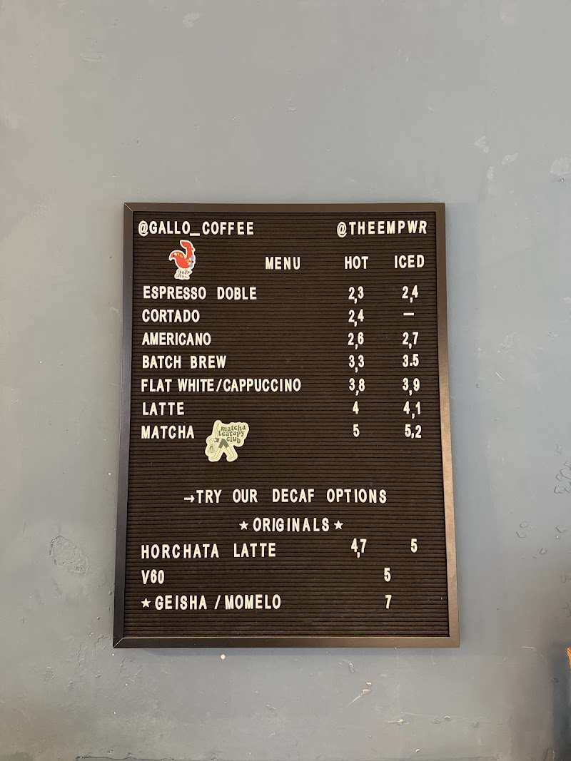 Gallo Coffee, Barcelona