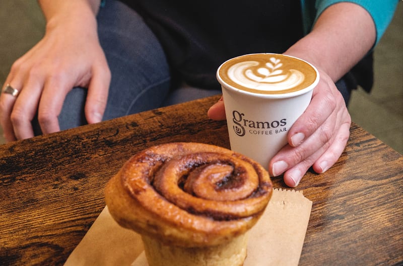 Gramos Coffee Bar (underground, sub-level -1), London