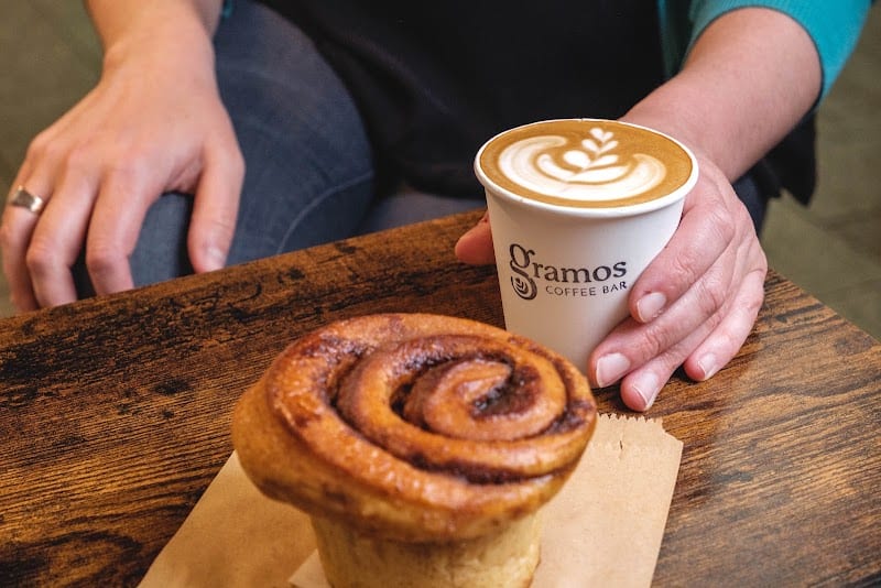 Gramos Coffee Bar (underground, sub-level -1), London